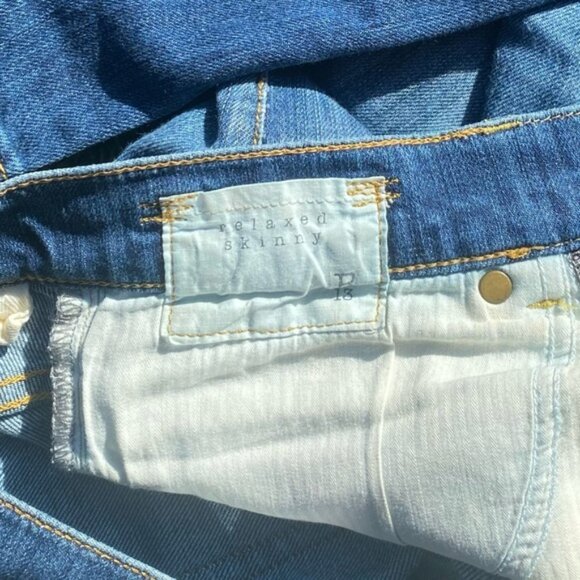 R13 Women's Boyfriend Low Rise Jeans in Faded Blue, Size 24 - Picture 8 of 10